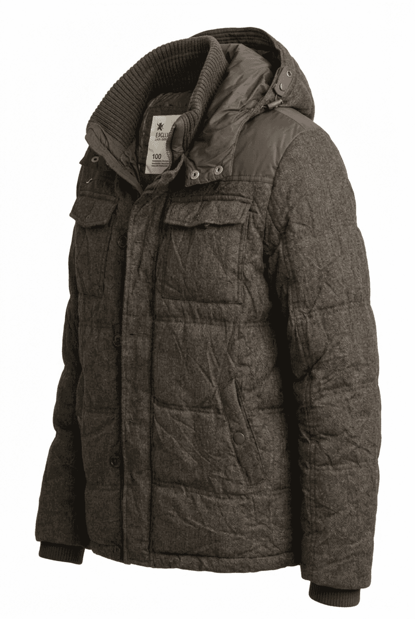 quilted bomber jacket from the South Korean brand TBJ Nearby thumbnail 3