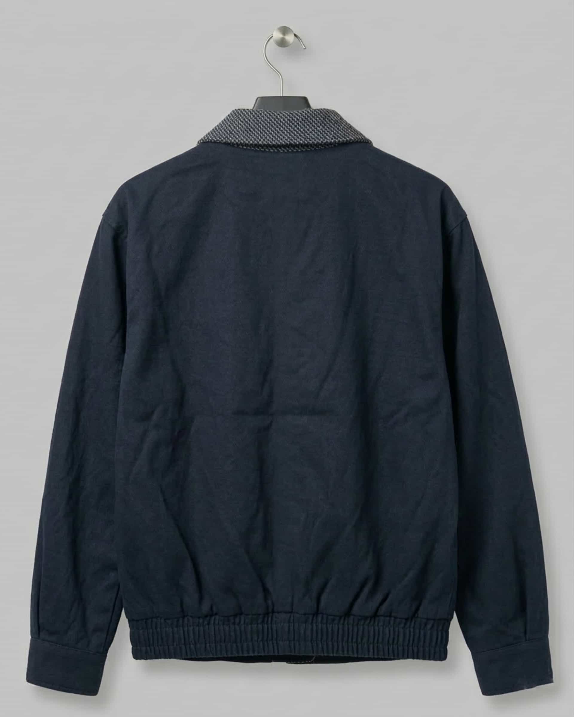 vintage Alfredo Versace navy casual work jacket thumbnail 2