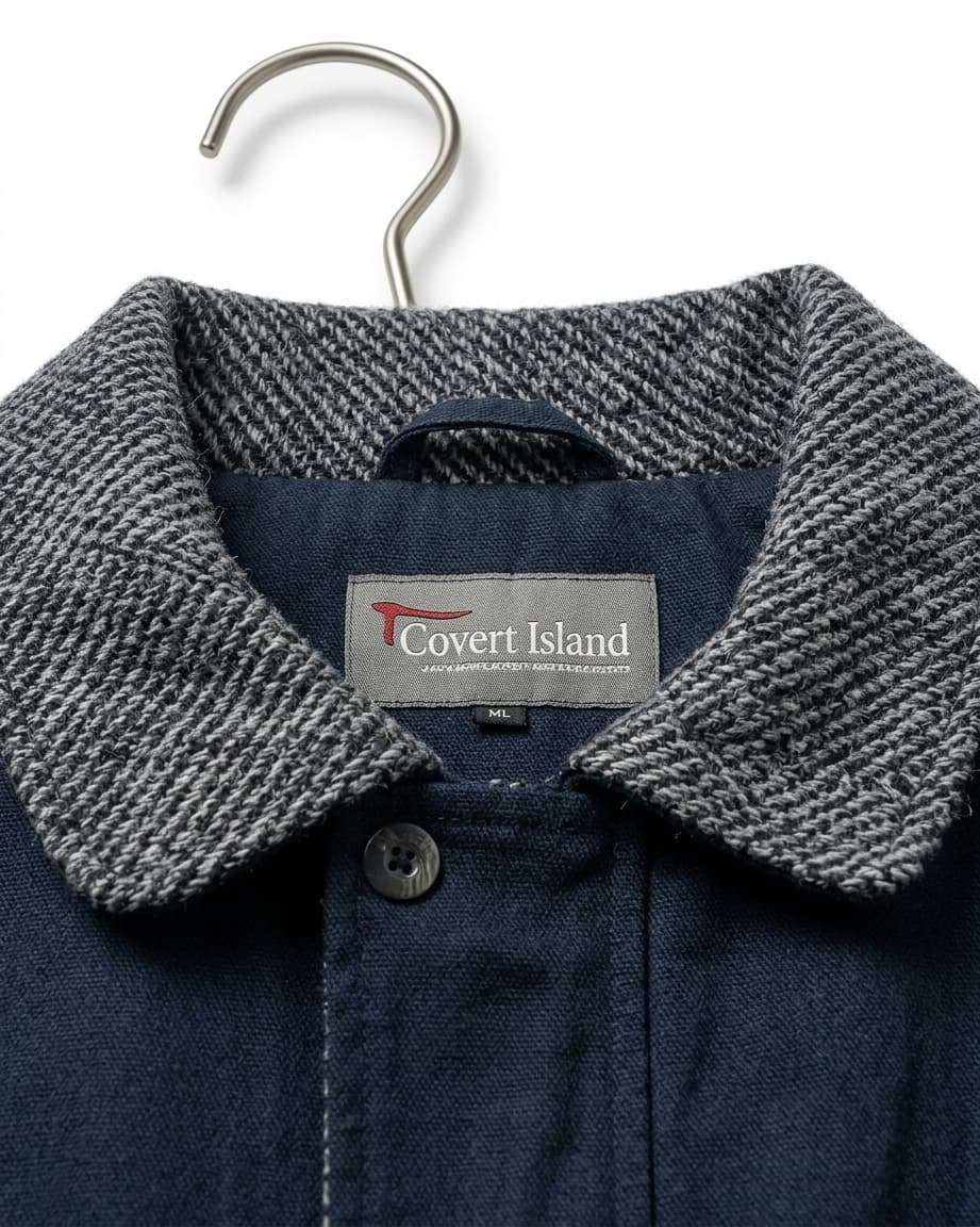 vintage Alfredo Versace navy casual work jacket - Thumbnail 3