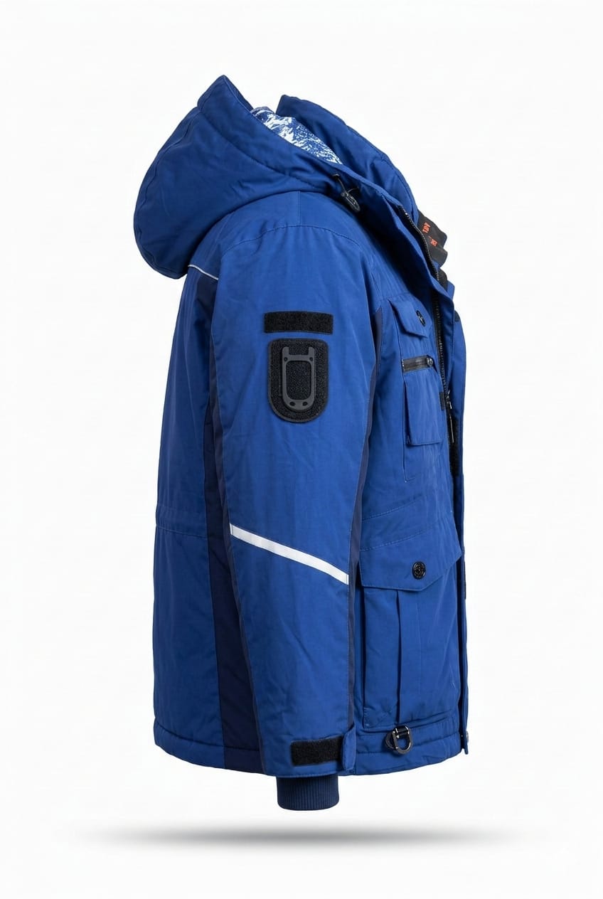 Fuzzo Sports blue winter ski jacket - Image 3