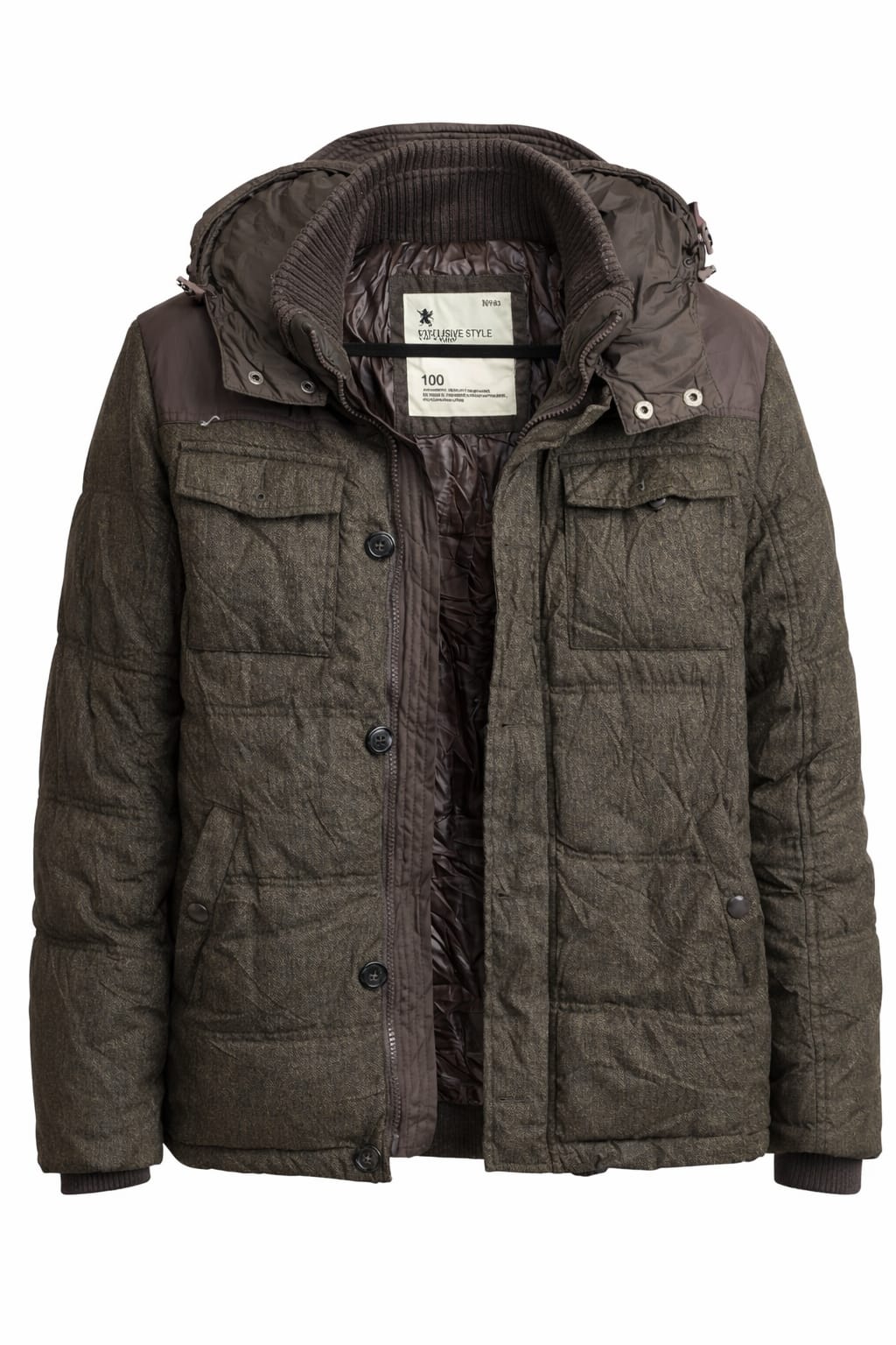 quilted bomber jacket from the South Korean brand TBJ Nearby - Image 1