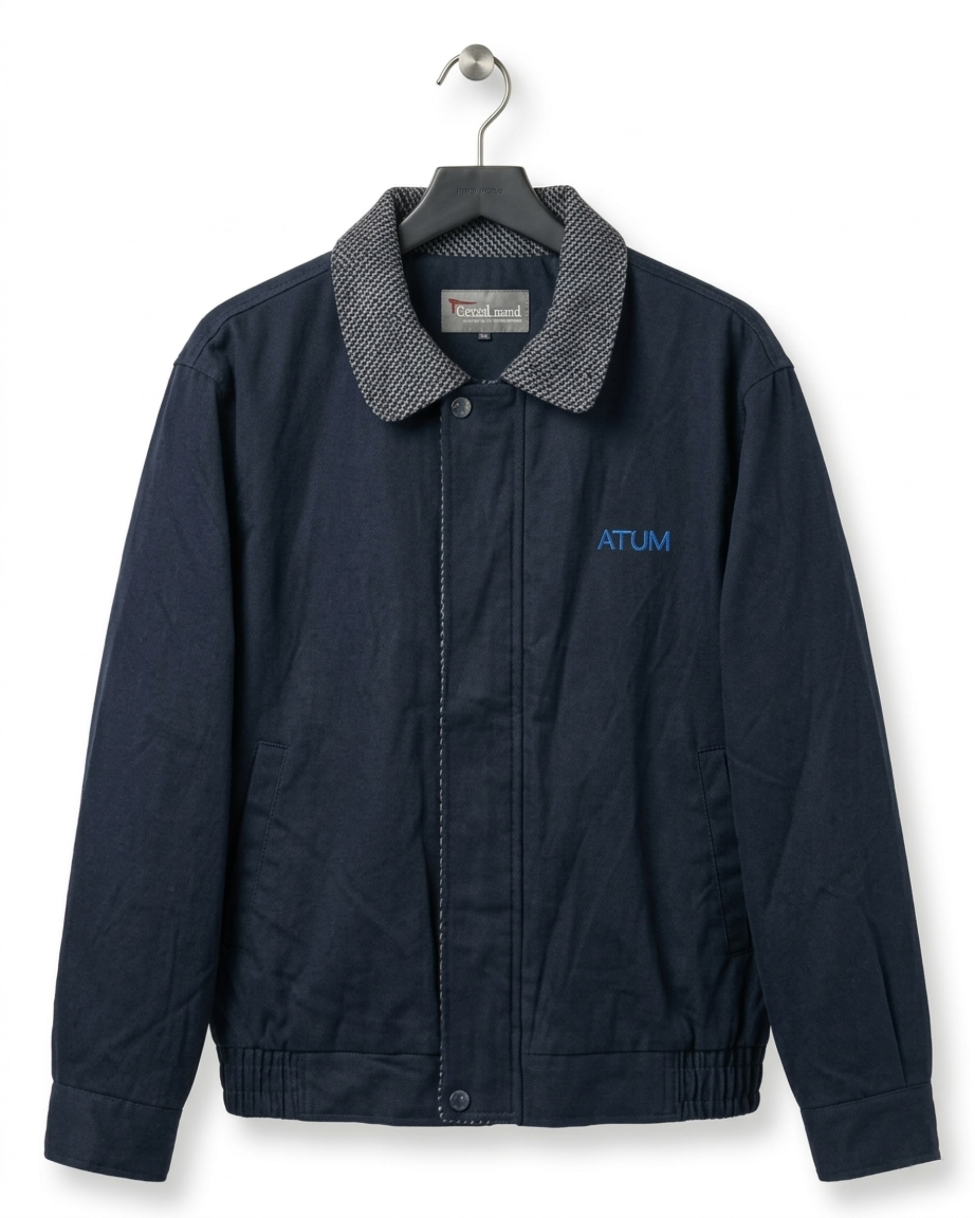 vintage Alfredo Versace navy casual work jacket - Image 1