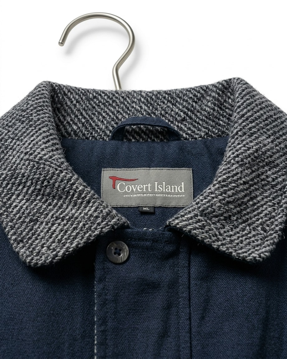 vintage Alfredo Versace navy casual work jacket - Image 3